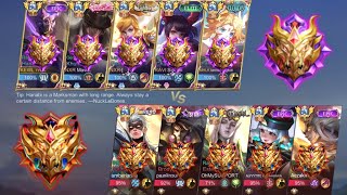 TOP GLOBAL HANABI VS ENEMY TOP GLOBAL HERO AND HIGH RANK🔥 Who Will Win [upl. by Rita408]