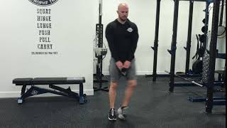 Alternating Kettlebell Lateral Lunge [upl. by Lauhsoj]