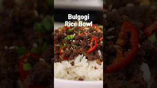 Ground Beef BULGOGI Rice Bowl in 15 Minutes [upl. by Annayram]