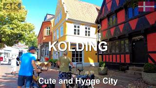 KOLDING Denmark 🇩🇰  2022  4K·60p  Walk in the Cute and Hygge City [upl. by Emelun669]