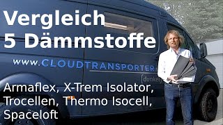 5 Isolierstoffe im Vergleich  Armaflex XTrem Isolator Trocellen Thermo Isocell Spaceloft [upl. by Douglass]