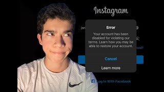 How to fix Instagram Account Disabled for no reason working [upl. by Nairim323]