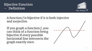 Injective Surjective and Bijective Functions [upl. by Gilbye]