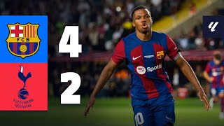 💥 HIGHLIGHTS I BARÇA 42 TOTTENHAM  GAMPER TROPHY💥 [upl. by Burwell]