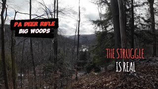 Pennsylvania rifle deer still hunting the big woods [upl. by Sheepshanks966]