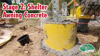 Stage 2 Pouring concrete E168 [upl. by Cutler]