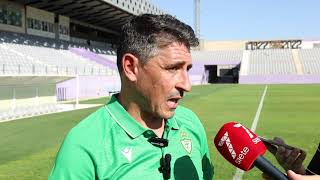 Roberto Peragón en el primer entrenamiento de la pretemporada con el Real Jaén 240724 [upl. by Seidler74]