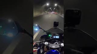 CBR650R with AFRICATWIN IN TUNNEL AKRAPOVIC SOUND cbr650r honda bikelife racing akrapovic [upl. by Eirojam]