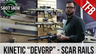 SHOT Show 2019 Kinetics Development Group  SCAR Rails get Pimper [upl. by Terrilyn]