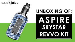 Aspire Skystar Revvo Kit Unboxing and Review I Vape amp Juice [upl. by Sergio]