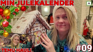 🎄MIN JULEKALENDER beste jeg har hatt amp TEMU HAUL🎄  09Desember [upl. by Kciv579]