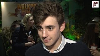 Charlie Rowe Interview Walking With Dinosaurs 3D Premiere [upl. by Ronym]