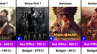 Top 50 Highest Grossing Telugu Movies List  Hanuman  Salaar  Prabhas  Allu Arjun  Mahesh Babu [upl. by Renie547]