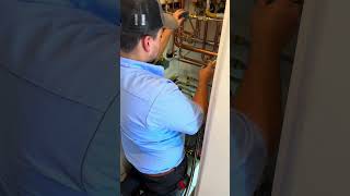 Sounds of a boiler install ASMR TLCPlumbing TLCSantaFe Boiler NoSweat Plumbing Plumber [upl. by Sapowith]