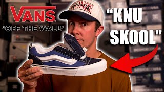 UNBOXING VANS quotKNU SKOOLquot SKATE SHOES REVIEW [upl. by Von838]