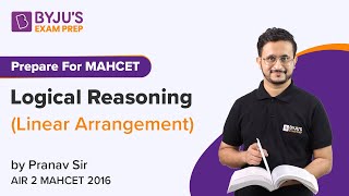 MAHCET MBA 2022  Linear Arrangement Reasoning Tricks  Ace Logical Reasoning  BYJUS Exam Prep [upl. by Ecadnak610]