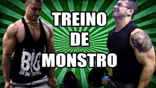 Hipertrofiando  TREINO DE MONSTRO Tríceps  Bíceps [upl. by Anihpled465]