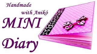 How to make mini DIARY [upl. by Farrow31]