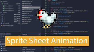 Sprite Sheet Animation Tutorial Godot [upl. by Apgar808]