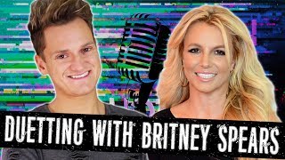 BRITNEY SPEARS duets with BRITAINS GOT TALENT FINALIST  Toxic Cover  Philip Green BGT impressions [upl. by Freeborn]