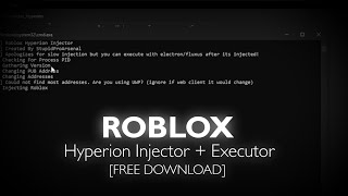 ROBLOX HyperionByfronEasyAntiCheat Bypassed Injector  Executor [upl. by Doll]