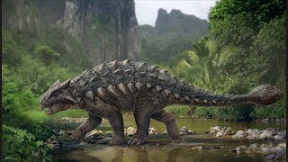 Dinosaurios Ankylosaurus Lagarto acorazado [upl. by Nollahs]