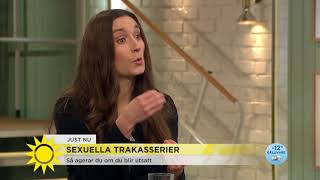 Sexuella trakasserier  så agerar du om du blir utsatt  Nyhetsmorgon TV4 [upl. by Allana]