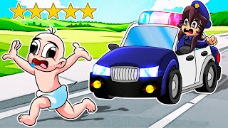 BEBE NOOB ESCAPA DE LA POLICIA NOOBSI 👮 🚓 en MINECRAFT [upl. by Jesus]