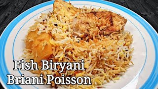 Easy Fish Biryani Recipe  Recette Briani Poisson Mauricien [upl. by Daniell]