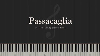 Passacaglia \\ Jacobs Piano \\ Synthesia Piano Tutorial [upl. by Patten124]