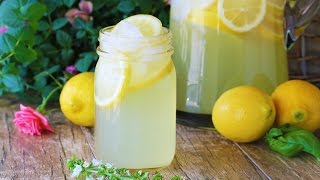 How to Make Homemade Lemonade Using Real Lemons [upl. by Ynafets]