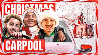 Carpool Karaoke DriveThrus amp Surprising Reds with Cody Gakpo Darwin Nunez amp Curtis Jones 🎄 [upl. by Sugden]