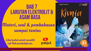 Larutan elektrolit dan larutan non elektrolit KIMIA kelas 11 kurikulum merdeka [upl. by Bluefield]