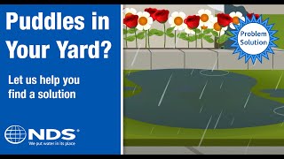 How to Prevent Standing Water in Your Yard  NDS Drainage Systems [upl. by Anohr954]