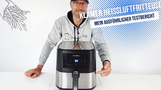 Klamer Heißluftfritteuse 55L im ausführlichen Test ✅ Ist das die beste deutsche Heißluftfritteuse [upl. by Redmer]