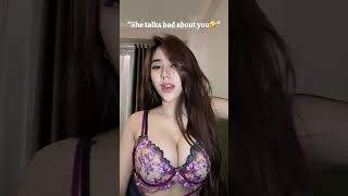 Hot Tiktok bikini thots sexy girls no bra big bank challenge bouncing ghost challenge bigbank [upl. by Hauge]