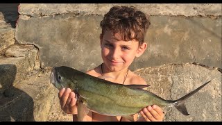 Family Surf Fishing  HookednCooked Ep8 [upl. by Asilenna771]