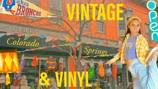 lets go to a vintage fest in Colorado ★🎧 VLOG Ancestral Healing Wine Night Vinyls [upl. by Notlit]