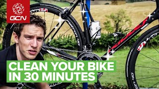 30 Minute Bike Wash  How To Clean amp Degrease Your Bike [upl. by Tut671]