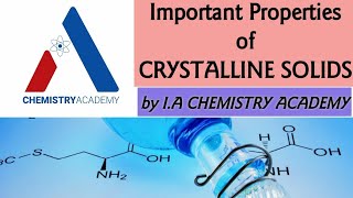 Properties of Crystalline Solids Polymorphism and Isomorphism Anisotropy in Crystalline Solids [upl. by Findlay]