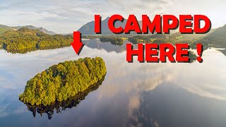 Kayaking to St Herberts Island and Wild Camping  Derwent Water [upl. by Lobel]