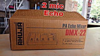 AHUJA DMX22 PA ECHO MIXER UNBOXING amp REVIEW [upl. by Ecreip]