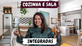 8 DICAS PARA SALA INTEGRADA COM A COZINHA [upl. by Braynard]