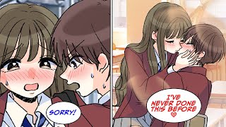 Manga Dub I fell on my childhood friend by mistake RomCom [upl. by Allehs]