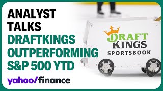 DraftKings outperforms SampP 500 YTD analyst says there is more room to run [upl. by Ahsikahs]