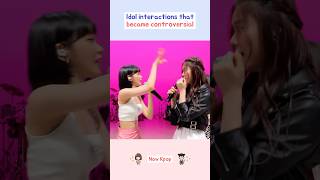 Idol interactions that became controversial kpop shorts [upl. by Apps]