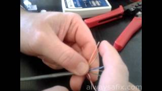 Easy way to make a CAT6 patch ethernet network cable [upl. by Ayak]