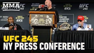 UFC 245 Usman vs Covington Press Conference  MMA Fighting [upl. by Teage]