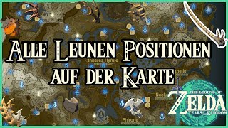 Alle Leunen Positionen auf der Karte Zelda Tears of the Kingdom Fundorte Orte finden Leunen [upl. by Felt]