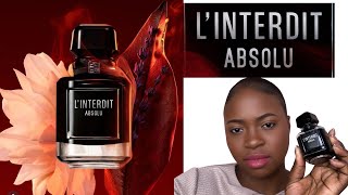 NEW LInterdit Absolu fragrance review fragrancereview GivenchyBeauty [upl. by Sillig]